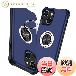 �y���������zTMUJWS iPhone 13 mini �P�[�X �����O�t�� �Ռ��z�� �V���R�� ��d�\�� TPU PC �ϋv�� �ČRMIL�K�i �w��h�~ �A�C�t�H�� 13�~�j �P�[�X �ϏՌ� �o���p�[ �S�ʕی� �ԍڃz���_�[�Ή� �ϖ��C