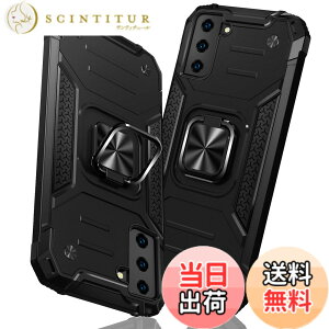 �y���������zTMUJWS Samsung Galaxy S21 �P�[�X �����O �Ռ��z�� �ϏՌ� TPU+PC�o���p�[ ��d�\�� �ČRMIL�K�i �S�ʕی�J�o�[ ����h�~ �ԍڃz���_�[�Ή� �C�菝�h�~ ����~�� �y�� ���^ �T���X�� �M