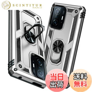 �y���������zTMUJWS Xiaomi Mi 11T Pro �P�[�X/Xiaomi Mi 11T �P�[�X �����O �ϏՌ� �Ռ��z�� ���h�~ �S�ʕی� �J�����ی� �X�^���h�t�� TPU+PC�o���p�[ �w��h�~�΍� �V���I�~ �~�[11t pro �P�[�X ��d�\�� 