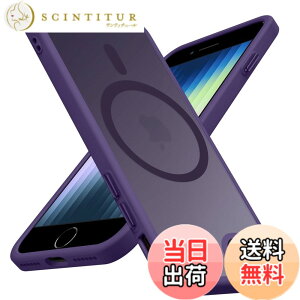 �y���������zTMUJWS iPhone SE3 �p�P�[�X/iPhone SE2 �p�P�[�X/iPhone 8�E7 �p�P�[�X Magnetic�Ή� �N���A �ϏՌ� �Ռ��z�� �}�O�l�b�g���� �ČRMIL�K�i �S�ʕی�J�o�[ �A�C�t�H��se3/se2/8/7 �p�P�[�X ���� 4.