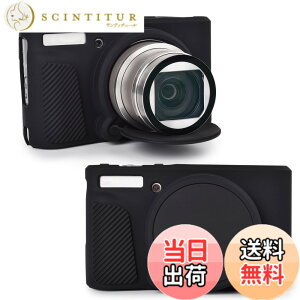 �y���������zRieibi SX740 �J�����P�[�X�ACanon PowerShot SX740/SX730 �J�����p�V���R���P�[�X�ACanon SX730/SX740 HS �f�W�^���J�����ƌ݊����̂���V���R���ی�J�o�[ �F�F�u���b�N