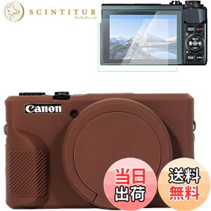 �y���������zRieibi �J�����P�[�X Canon G7X Mark III�f�W�^���J�����p�P�[�X G7X Mark III�A�N�Z�T���[ �X�N���[���v���e�N�^�[ �V���R�[���P�[�X �L���m��G7X3�ی�J�o�[�ƃX�N���[���ی�t�B���� 