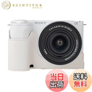 �y���������zRieibi �J�����P�[�X�ASony ZV-E10 II�pPU���U�[�n�[�t�P�[�X�ASony ZV-E10 II�p�ی�P�[�X�ASony ZVE10 II�J�o�[�A�����J�����o�[�W�����ƃn���h�O���b�v�f�U�C�� �F�F�z���C�g