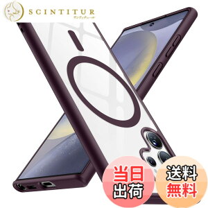 �y���������zTMUJWS Galaxy S23 Ultra �p�P�[�X Magnetic�Ή� �N���A �ϏՌ� �Ռ��z�� �}�O�l�b�g���� �ČRMIL�K�i �S�ʕی�J�o�[ �M�����N�V�[ s23 �E���g���p�P�[�X ���� 6.8�C���` �}�b�g �X�g���b�v