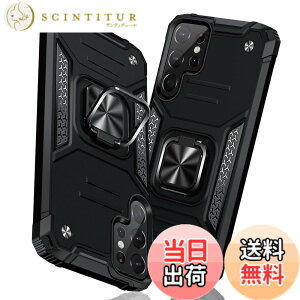 �y���������zTMUJWS Samsung Galaxy S25 Ultra �p�P�[�X �����O �Ռ��z�� �ϏՌ� TPU+PC�o���p�[ ��d�\�� �ČRMIL�K�i �S�ʕی�J�o�[ ����h�~ �ԍڃz���_�[�Ή� �C�菝�h�~ ����~�� �y�� ���^ �M����