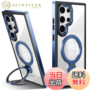 �y���������zTMUJWS Galaxy S24 Ultra �p�P�[�X SC-52E SCG26 �P�[�X Magnetic�Ή� 360°��]�X�^���h �c�����Ή� ���C�����X�[�d�Ή� �M�����N�V�[ s24 ultra�P�[�X �ČRMIL�K�i �ϏՌ� �ϋv�� �ω��� ���� 6.8 