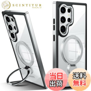 �y���������zTMUJWS Galaxy S24 Ultra �p�P�[�X SC-52E SCG26 �P�[�X Magnetic�Ή� 360°��]�X�^���h �c�����Ή� ���C�����X�[�d�Ή� �M�����N�V�[ s24 ultra�P�[�X �ČRMIL�K�i �ϏՌ� �ϋv�� �ω��� ���� 6.8 