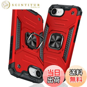 �y���������zTMUJWS iPhone 16e �p�P�[�X �����O �Ռ��z�� �ϏՌ� TPU+PC�o���p�[ ��d�\�� �ČRMIL�K�i �S�ʕی�J�o�[ ����h�~ �ԍڃz���_�[�Ή� �C�菝�h�~ ����~�� �y�� ���^ �A�C�t�H��16e �p