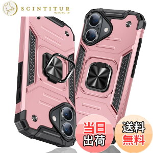 �y���������ziPhone 16 Plus �p�P�[�X �����O �Ռ��z�� �ϏՌ� TPU+PC�o���p�[ ��d�\�� �ČRMIL�K�i �S�ʕی�J�o�[ ����h�~ �ԍڃz���_�[�Ή� �C�菝�h�~ ����~�� �y�� ���^ �A�C�t�H�� 16 plus 