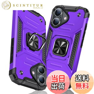 �y���������ziPhone 16 Plus �p�P�[�X �����O �Ռ��z�� �ϏՌ� TPU+PC�o���p�[ ��d�\�� �ČRMIL�K�i �S�ʕی�J�o�[ ����h�~ �ԍڃz���_�[�Ή� �C�菝�h�~ ����~�� �y�� ���^ �A�C�t�H�� 16 plus 