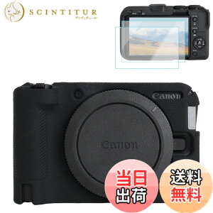 �y���������zRieibi Canon EOS R50 V�J�����p�V���R���P�[�X �X�N���[���v���e�N�^�[2���t�� �F�F�u���b�N///�z���C�g