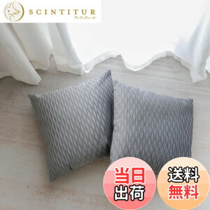 �y���������zBRMM MIA �N�b�V�����J�o�[ 45 x 45 cm ���ܕ� �\�t�@�[���� �C���e���A ���z�c�J�o�[ 2�� �F�FSliver Grey�A�T�C�Y�F45cmx45cm(2 ���g)