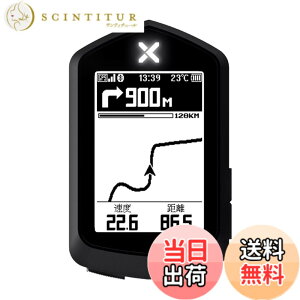 �y���������zXOSS NAV �T�C�N���R���s���[�^ GPS �T�C�R�� �i�r�Q�[�V���� 2.4�C���` �f�[�^�J�X�^�}�C�Y �ő�33���� IPX7�h�� Type-C Bluetooth5.0 ANT�{�Ή����{��戵�������c �F�F�u���b�N