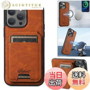 �y���������zJCGOOD iPhone �P�[�X MagSafe�Ή� ��phone �P�[�X �w�ʃJ�[�h���� �}�O�Z�[�t ���C�����X�[�d�Ή� �J�[�h���[ �A�C�t�H�� �J�o�[ �X�^���h�@�\ ���z�^ �v ���U�[ �X�}�z�P�[�X �ϏՌ�