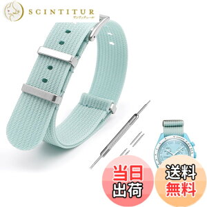 �y���������z[Jumpsunfun] 20mm ���v�o���h for Omega X Swatch Speedmaster MoonSwatch �I���K�ƃX�E�H�b�` �X�s�[�h�}�X�^�[ ���[���X�E�H�b�`�p �~���^���[�i�C�������v�x���g �F�F���F