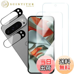 �y���������zHUAKE 2���Z�b�g ���{�f�ލ̗p ��p �K���X�t�B���� �T�C�Y�FLG-Google Pixel 9 Pro