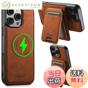 �y���������zJCGOOD iPhone �P�[�X MagSafe�Ή� ��phone �P�[�X �w�ʃJ�[�h���� �}�O�Z�[�t ���C�����X�[�d�Ή� �J�[�h���[ �A�C�t�H�� �J�o�[ �X�^���h�@�\ ���z�^ �v ���U�[ �X�}�z�P�[�X �ϏՌ�