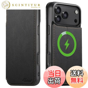 �y���������zJCGOOD �蒠�^ �P�[�X for iPhone17/17pro/17promax/17air MagSafe�Ή� ���g���� ��phone �P�[�X �}�O�Z�[�t ���C�����X�[�d�Ή� �J�[�h���[ �A�C�t�H�� �P�[�X �蒠 �X�^���h�@�\ ���z�^ �J�[�h