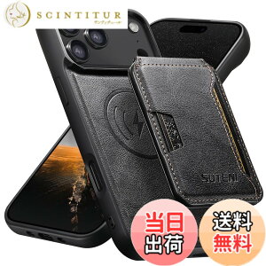 �y���������zJCGOOD iPhone 17/17Pro/17ProMax/17Air �P�[�X MagSafe ���C�����X�[�d �Ή� �w�ʃJ�[�h�P�[�X�t�� ������ �}�O�Z�[�t�Ή� �J�[�h���[ ���߉\�ȃX�^���h�@�\ ���O���\ ���C�z���J�o�[