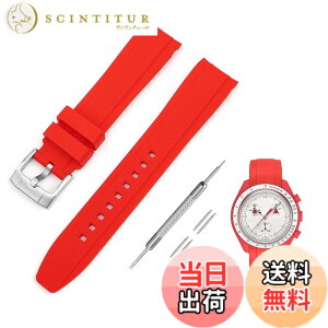 �y���������z[Jumpsunfun] 20mm ���v�o���h for Omega X Swatch Speedmaster MoonSwatch �I���K�ƃX�E�H�b�` �X�s�[�h�}�X�^�[ ���[���X�E�H�b�`�p �V���R���x���g �F�F���b�h