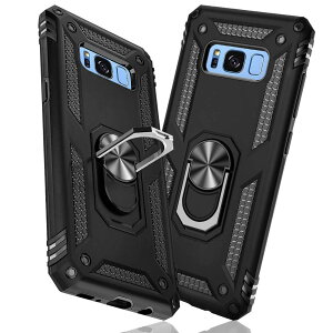 yzTMUJWS Samsung Galaxy S8 P[X O ϏՌ Ռz h~ Sʕی Jی X^ht TPU+PCop[ wh~΍ d\ 360x] ho ԍڃz_[Ή ϖh~ 