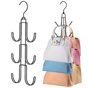 �y���������zHOTQ �o�b�O���[���b�N �݂艺�����[�h���[�u �o�b�O�n���K�[ �t�b�N �Ӓ݂艺���o�b�N���[ �݂艺�����[�h���[�u360�x��]�� 2�Z�b�g