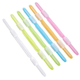 【送料無料】ペーパーファスナー【6個】 ファイル 留め具2穴 資料とじ 2穴書類用 書類と資料を綴じファスナー 色分けしてファイリング プリント類をまとめる事務用具 耐久性 柔軟性 使いやすい 製本用とじ具（6色）