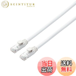 �y���������z�G���R�� LAN�P�[�u�� Cat6A / �X�^�C����/�z���C�g �F�F�z���C�g�A�T�C�Y�F10m