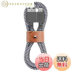 �y���������zNATIVE UNION�i�l�C�e�B�u���j�I���jBelt Cable USB-C to USB-A (1.2m/3m) �}���[�d�P�[�u�� ���U�[�X�g���b�v�t��iPhone 16, Samsung Galaxy Z Fold 6, Flip 6, S24 Ultra, Pixel 9 Pro, iPad Pro�Ή� �F�FZebra�i�V