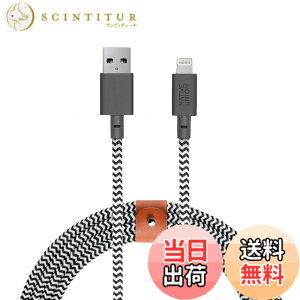 �y���������zNative Union BELT Cable XL - 10�t�B�[�g �����͕⋭ [MFi�F��] �ϋv�����C�g�j���O����USB�[�d�P�[�u���A���U�[�X�g���b�v�t���AiPhone 14�AiPhone 13�AiPhone 12����т���ȑO�̃��f���ɑΉ� 