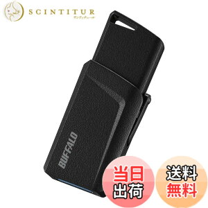 �y���������zBUFFALO USB3.1(Gen1)�v�b�V���X���C�hUSB������ RUF3-SP�V���[�Y �F�F�u���b�N�A�T�C�Y�F64GB