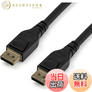 �y���������zStarTech.com DisplayPort 1.4 �P�[�u�� �F�F�u���b�N�A�T�C�Y�F5m