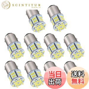 �y���������z3014SMD S25 LED�o���u LED���C�g �ԗp LED�����v 54�ASMD �ėp �ϊ� �����P�x 12V/24V �F�F�z���C�g�A�T�C�Y�FS25 �_�u����(10�Z�b�g)