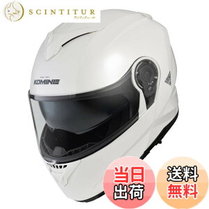 �y���������z�R�~�l(KOMINE) �o�C�N�p �V�X�e���w�����b�g �F�FPearl White�A�T�C�Y�FM