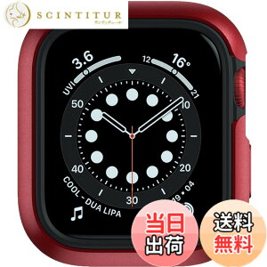 �y���������z�ySwitchEasy�z Apple Watch SE Series6 Series5 Series4 44mm �Ή� �P�[�X �A���~ x TPU �ϏՌ� 2�d�\�� �Ռ� �z�� �J�o�[ [ AppleWatch �A�b�v���E�H�b�` SE / �V���[�Y6 / �V���[ �F�F�X�y�[�X���b�h�A