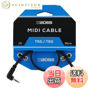 �y���������z�{�X BOSS MIDI�P�[�u�� MIDI Cable 3.5mm TRS/TRS LL �y�_�� MIDI�R���g���[�� 200�V���[�Y GT-1000CORE EV-1-WL �Ή� �T�C�Y�F30cm