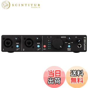 �y���������zArturia �A�[�g���A ���y����\�t�g�t�� �|�[�^�u���E�I�[�f�B�I�C���^�[�t�F�C�X MiniFuse �F�F�u���b�N