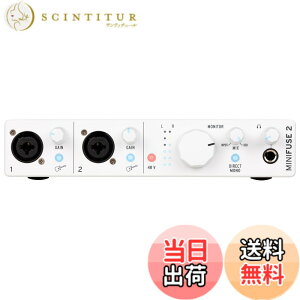 �y���������zArturia �A�[�g���A ���y����\�t�g�t�� �|�[�^�u���E�I�[�f�B�I�C���^�[�t�F�C�X MiniFuse �F�F�z���C�g