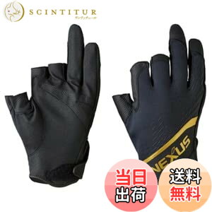 �y���������z�V�}�m(SHIMANO) �l�N�T�X �h�� �O���[�u 3�{�J�b�g �F�F�u���b�N�A�T�C�Y�FXL