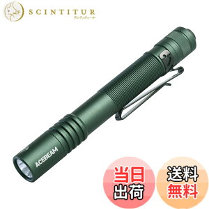 �y���������zACEBEAM Pokelit 2AA �����d�� ����519A LED �����F�� 2�i�K���� ���[20lm/�n�C600~360lm ���^�y�����C�g �P�O�d�r�Ή� USB-C�[�d�� IP68�h�� ���p�_���ő�13.5�� ���肵���p�t�H�[�}���X ������