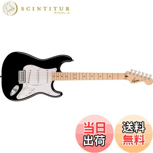 �y���������zSquier by Fender �X�N���C���[ �G���L�M�^�[ Squier Sonic Stratocaster �F�F�u���b�N