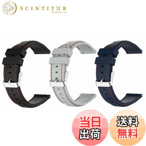 �y���������z[SHEAWA] for HUAWEI WATCH GT5 Pro 46mm/GT5 46mm �o���h �x���g �V���R�� �����o���h WATCH GT4 46mm/GT3 Pro 46mm/GT 3 46mm �����x���g �ւ��o���h �A�N�Z�T���[ �F�F�u���b�N+���C�g�O���[+�_�[�N�u