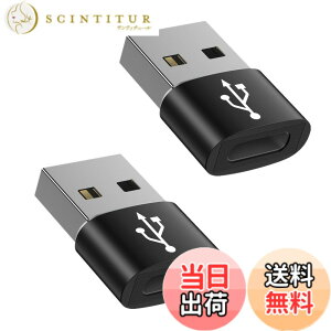 �y���������zUSB 2.0 USB A-C �A�_�v�^ �F�F�u���b�N�A�T�C�Y�F2