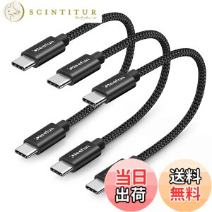 �y���������zCLEEFUN USB C �^�C�vC �P�[�u�� PD�Ή� 60W�}���[�d - iPad Mini 6 2021�AMacBook�AiPad Pro 2018�AGalaxy�AXperia�APixel��USB-C�@��Ή� �F�F�u���b�N�A�T�C�Y�F0.3m