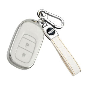 �y���������z[YANMW] N-BOX �J�X�^�� JF5 JF6 �L�[�P�[�X �K���z���_ �V�^�X�e�b�v���S�� �L�[�J�o�[ NBOX JF5 JF6 �V�r�b�N ZR-V ���F�[�� �L�[�z���_�[ 3�{�^�� �F�F�V���o�[�z���C�g�A�T�C�Y�F�L�[