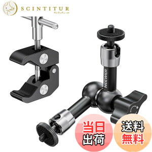 �y���������zNEEWER �X�[�p�[�N�����v �}�W�b�N�A�[�� 360° �֐ߎ��}�W�b�N�A�[�� 1/4��3/8�l�W��1/4�X�N�����[/�{�[���w�b�h�t�� �T�C�Y�F6/15cm