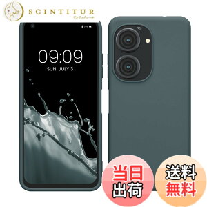 �y���������zkwmobile �X�}�z�P�[�X ASUS Zenfone 10 / Zenfone 9�Ή� �P�[�X - �ϏՌ� ����~�� �\�t�g TPU �V���R�� - �ԐF �F�F�_�[�N �X���[�g