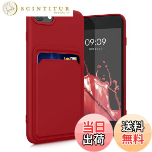 �y���������zkwmobile �X�}�z�P�[�X Apple iPhone SE3 / iPhone SE2 / iPhone SE (2022) / iPhone SE (2020) / iPhone 8 / iPhone 7�Ή� �P�[�X -�J�[�h�z���_�[�t�� �\�t�g TPU �V���R�� ���F �F�F�_�[�N���[�Y�A�T�C�Y�FiP