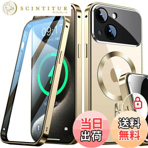 �y���������zRosycover�y�V�����̈�̌^�����Y�E���J�j�J�����b�N�ziPhone �p�� �P�[�X Magsafe�Ή� [360°�S�ʕی�E���ʋ����K���X] �F�F�S�[���h�A�T�C�Y�FiPhone 15 Plus �p