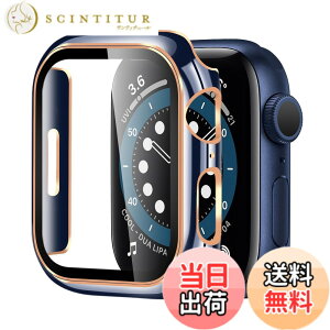 �y���������zBELIYO �Ή� Apple Watch �P�[�X Series 11/10/9/8/7/SE3/SE2/SE/6/5/4/3/2/1 Ultra 3/2/1 �A�b�v���E�H�b�` �J�o�[ �K���X�t�B���� ��̌^ Apple Watch �J�o�[ PC�f�� �y�� ���{���Ɏq�� ��d�\ �F�F�u��